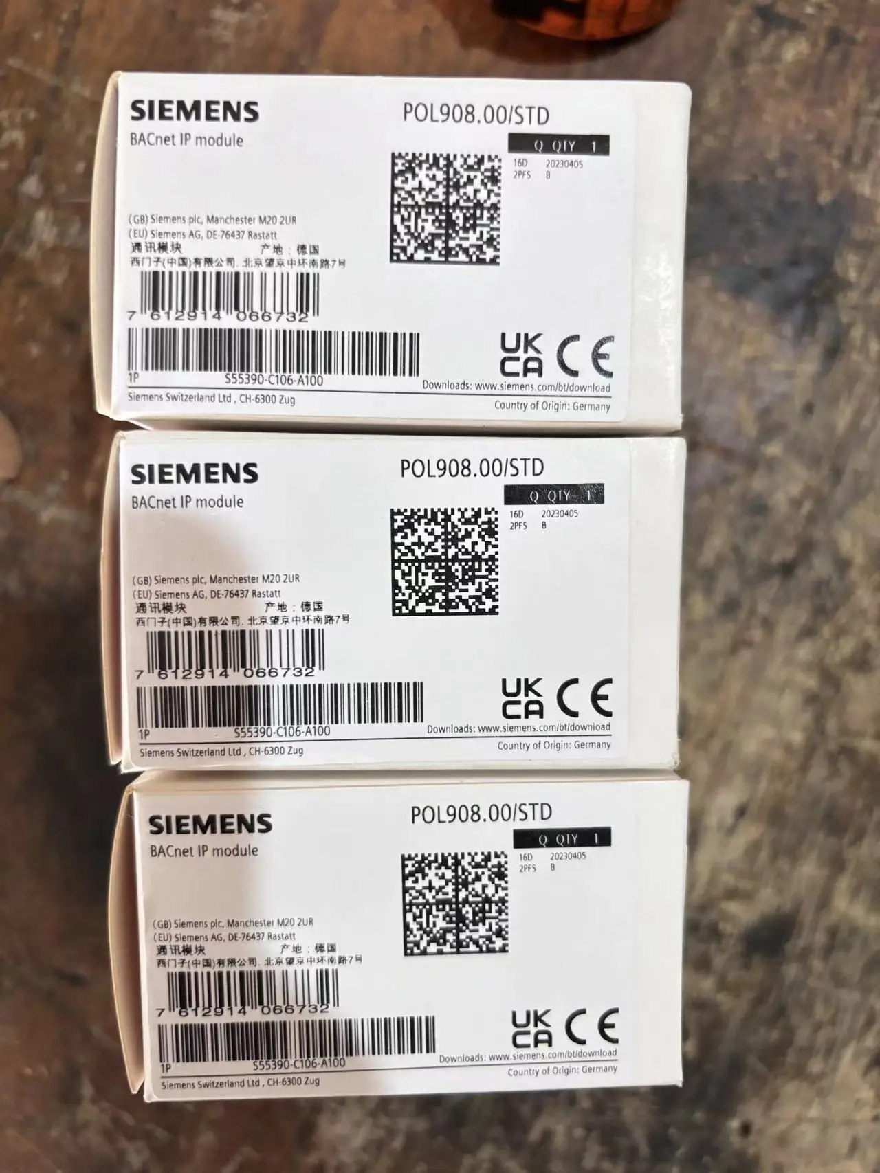 Siemens POL908.00/STD Climatix POL908.00/STD Communication module; BACnet IP; BTL-approved on B-BC level