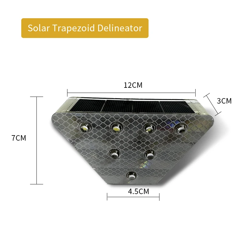 solar cat eyes IP68 led traffic light for driveway raised pavement