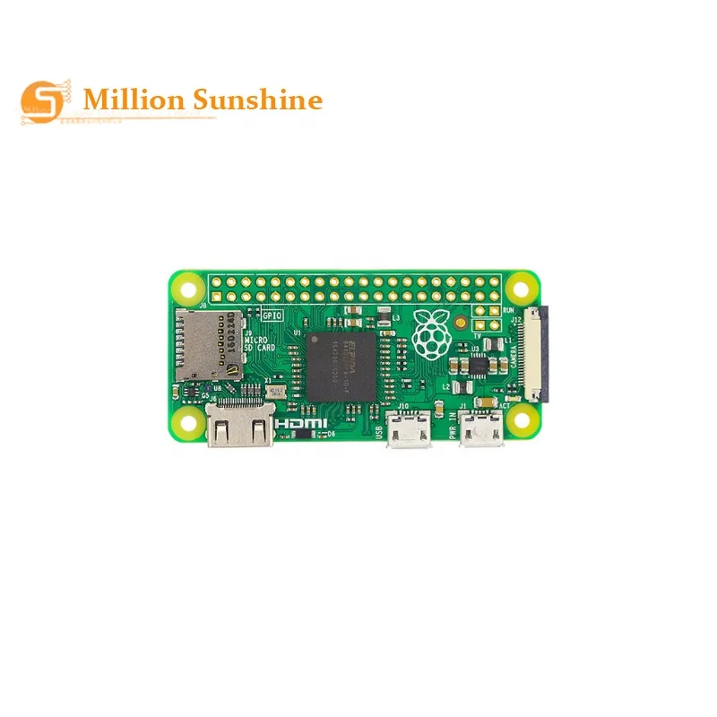 Raspberry Pi Zero 2 W с RP3A0 в 64-разрядным четырёхъядерным ARM Cortex-A53 процессор 1 ГГц 512 Мб SDRAM (синхронное динамическое ОЗУ беспроводной локальной сети RPI0 Вт