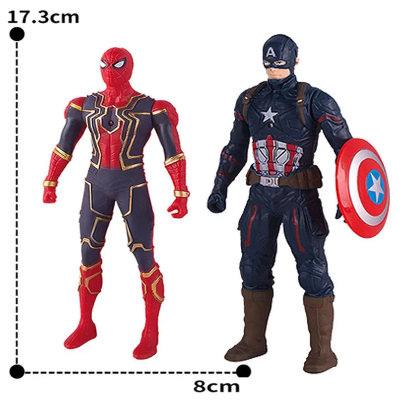 Wholesale superhero movie 7.5 inch figure toy spiderman action figure panther action figure Thanos series Gifts for children