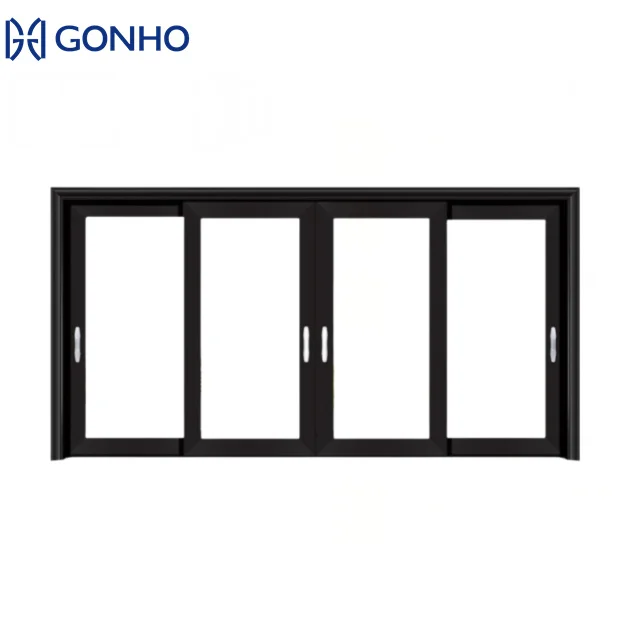 GONHO wholesale new innovations USA Energy Star airtightness automatic sliding door system slide pocket door