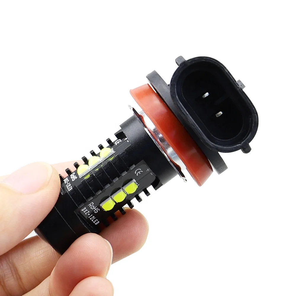 
Auto led headlight H8/H9/H11 super bright fog light 12LED 60W led bulbs 