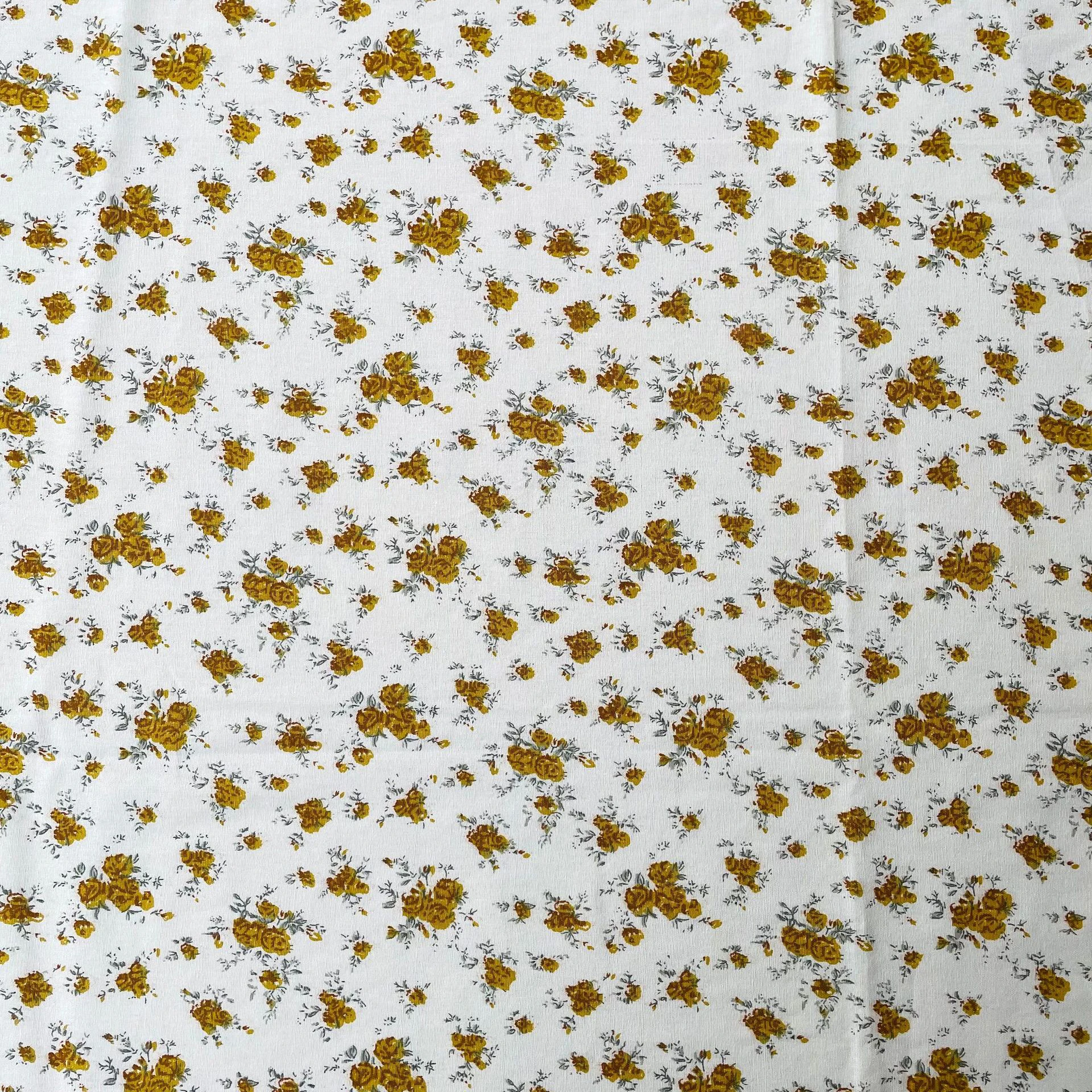 100%cotton fabric print cotton fabric 110GSM Floral printed fabric for baby dress