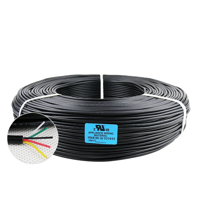 Multi-Core Electric Cable 300V AWM 2464 26AWG 7/0.16TS PVC Insulation Tinned Copper Conductor Electrical Cable Wire