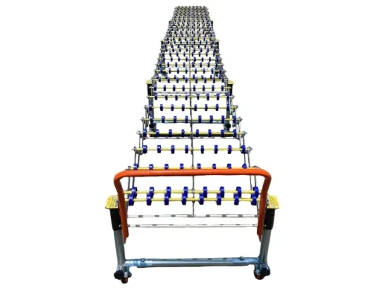 Flexible Expandable Gravity Plastic Skate Wheel Roller Conveyor