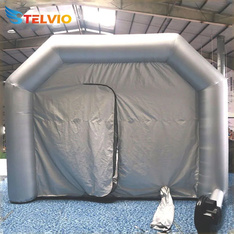 Cheap auto inflatable spray paint booth portable car spray tan booth oven for mobile cars