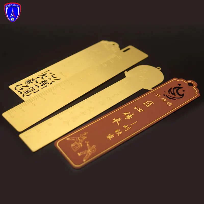 Sublimation Bookmark Ruler Aluminum Metal Hook Bookmarks Stainless Steel Bookmark Blank