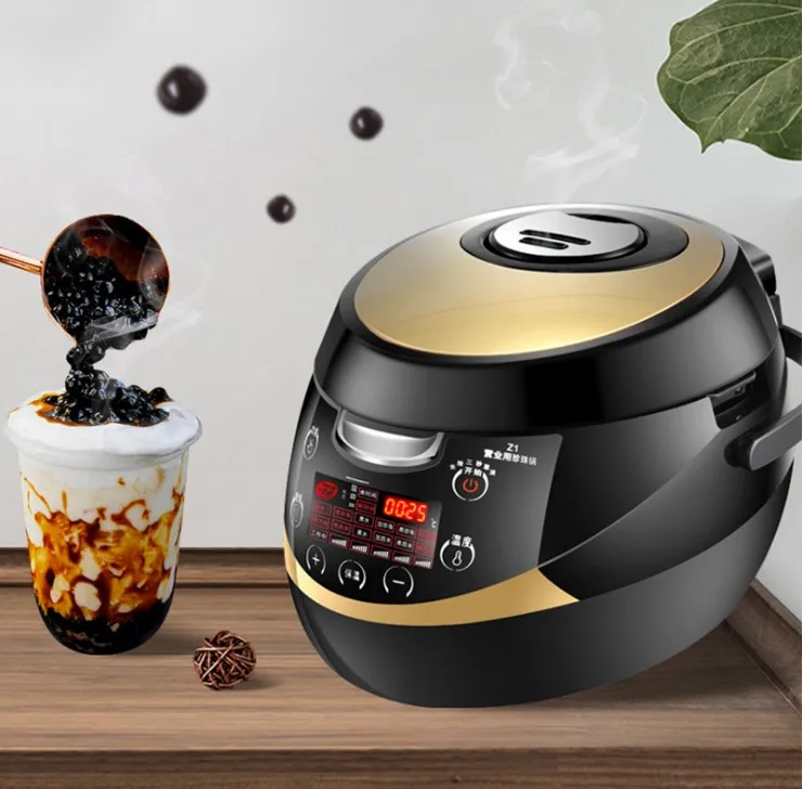 Bubble Tea Shop 900W automatic cooking machine tapioca cooker 5l automated cooking boba machine tapioca pearls