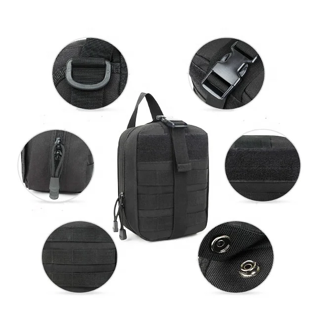AYPPRO Tactical Medical First Aid Kit Molle Pull Away Utility Pouch Outdoor Waist Bags Convenient MOLLE Medical Kit