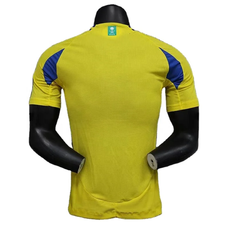 24-25 Al-Nassr FC Домашняя футболка #7 RONALDO Футбол Футболка версия желтая Толстовка Спортивная одежда для футбола оптовая продажа