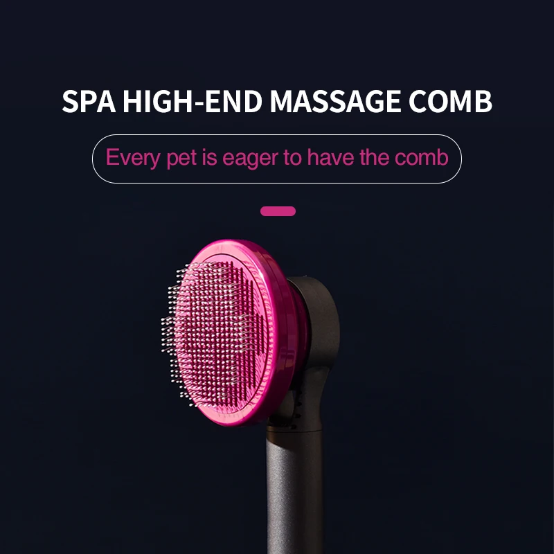 Pet Dog Cat Hair Removal Brush Comb Pet Grooming Tools Hair Shedding Trimmer Comb for Dogs Cats