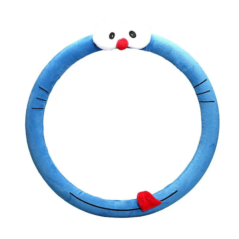 New Cute Cartoon Steering Wheel Cover For Girls Women Plush 14 Colors