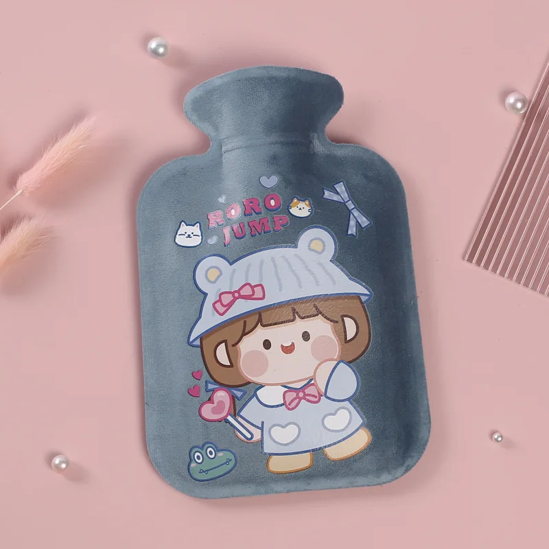 New water injection warm hands hot water bottle cute cartoon hand warmer hot water bottle