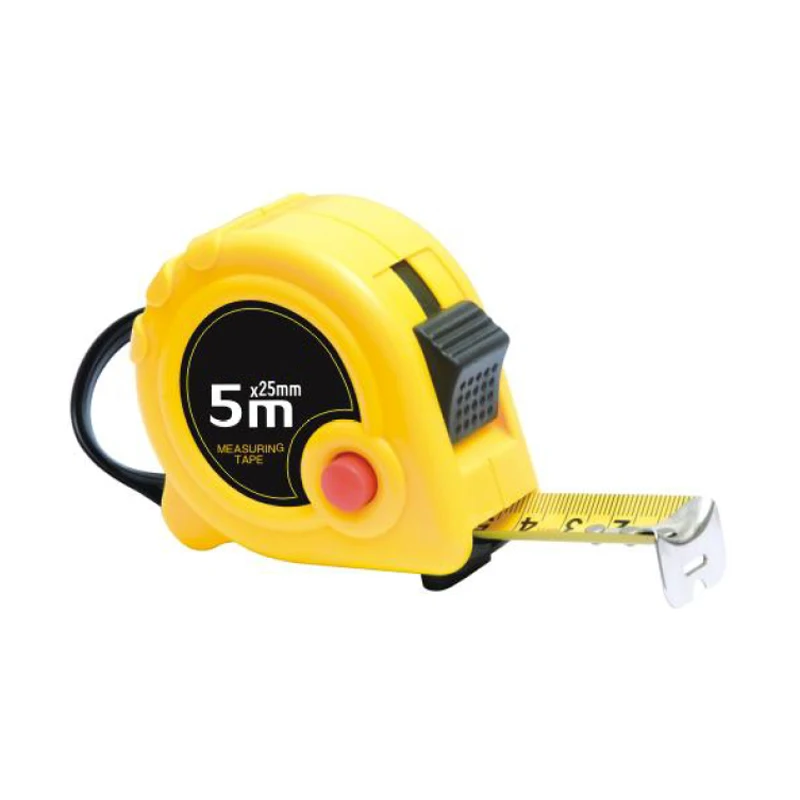 Promotional Double Color 3 5 7.5 meter Square Measuring Tools Waist Plastic Case Steel Blade Customized Logo Tape Measure