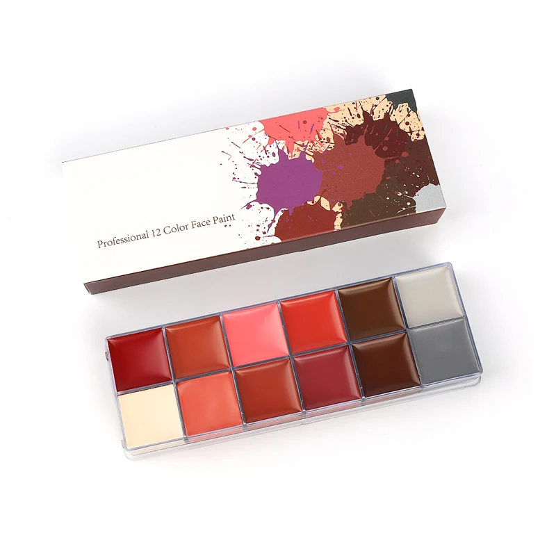 
rainbow face paint no logo make your own makeup face paint palette 