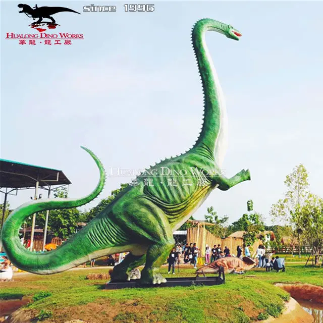 Outdoor relax animatronic dinosaur animated moving model