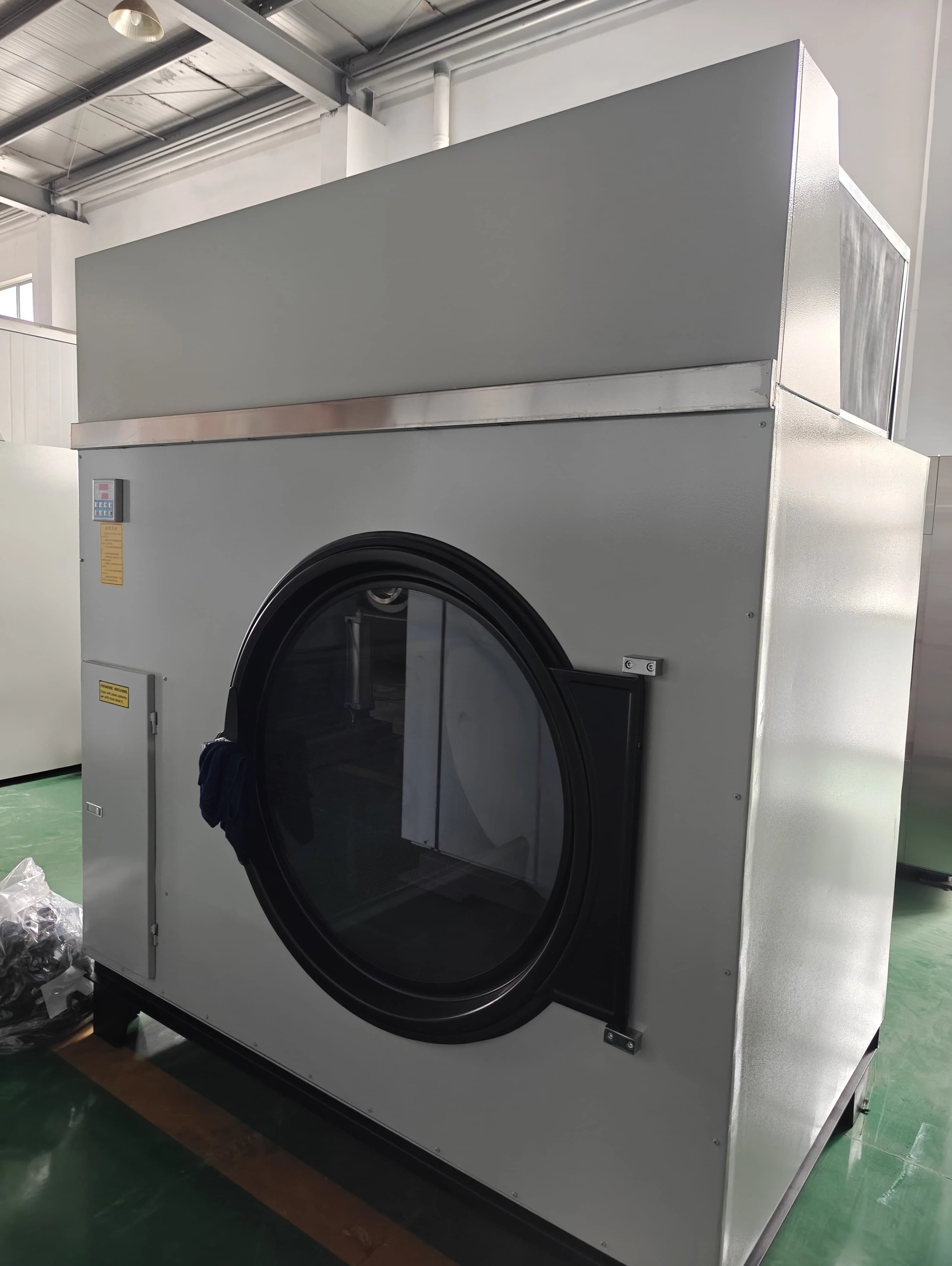 Commercial 120kg 150kg Gas Liquefied Natural Gas Electric Steam Heating Laundry Drum Dryer New Condition Textile Motor Engine