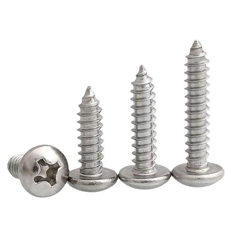 Stainless Steel 304/316 Pan Head Micro Screw Phillips Self-tapping ISO7049