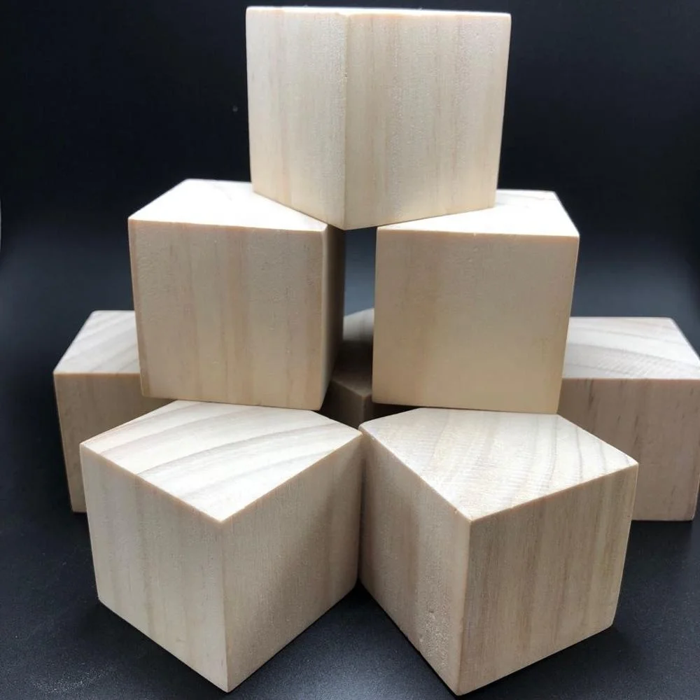  Кубик из нелакированной сосны 8 мм 10 15 20 30 35 40 50 деревянный кубик обучающее ремесло «сделай