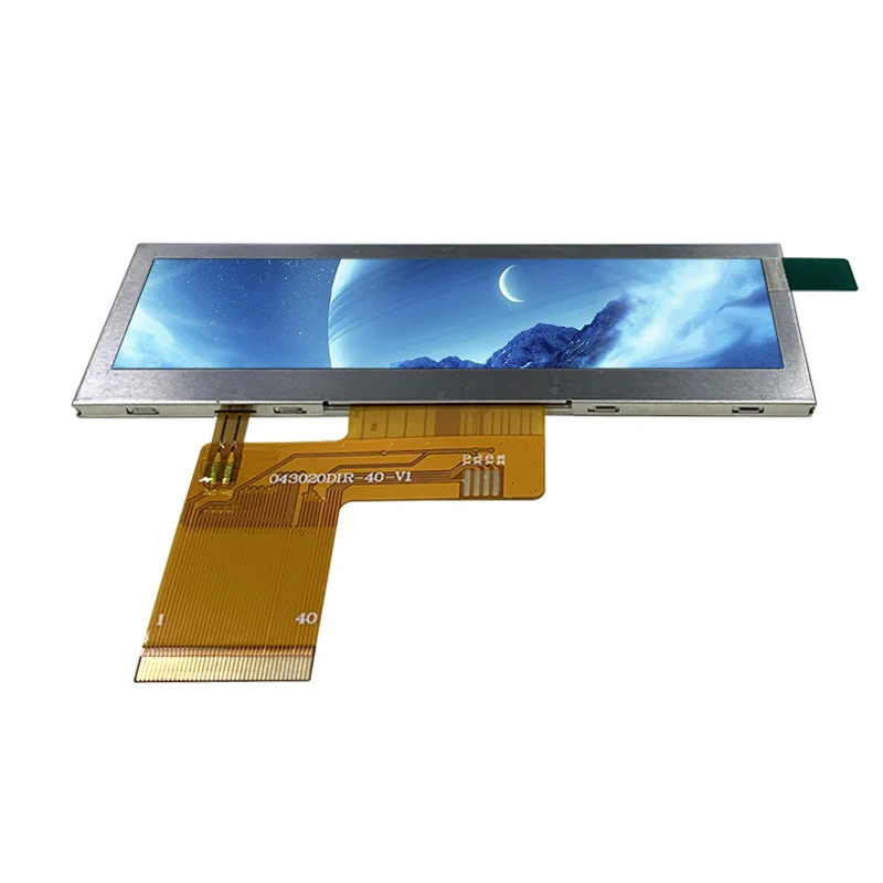 Hot Sale Factory TFT LCD Display ILI6480 RGB 480x128 Resolution TN 3.9 Inch LCD Module for Industrial Control