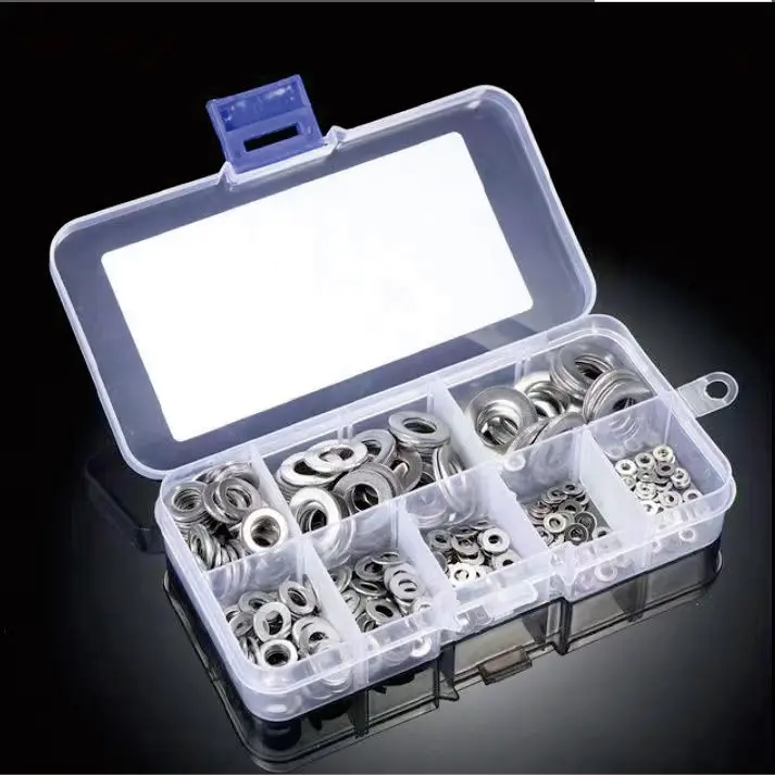 Factory supply stainless steel ss304 ss316 flat washer M2-M24 plain washer