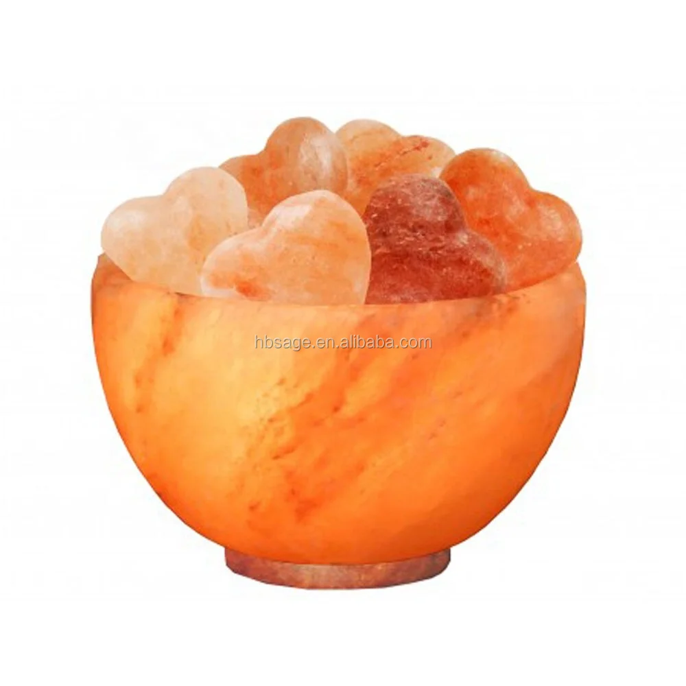 Pink Mini Himalayan Heart Salt For Lamp Accessories / Salt Soap