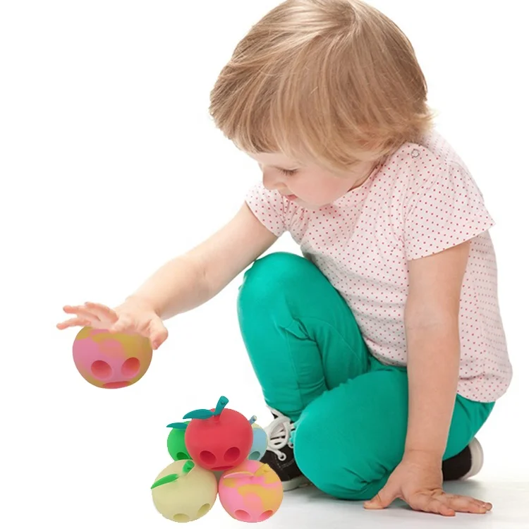 Sensory Stress Balls Fidget Toys Silicone Push Bubbles Reliever for Anti-Anxiety Silicone Squeeze for Autistic Kids