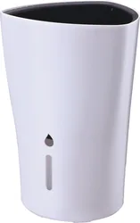 Wholesale Modern Garden Decorative Round Pots Recycled Plastic  Plant Flower Pot