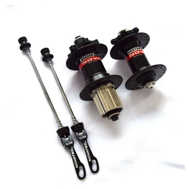 NOVATEC Mountain dish Temple bearing bike hub D041SB/D042SB four shaft leather Bike