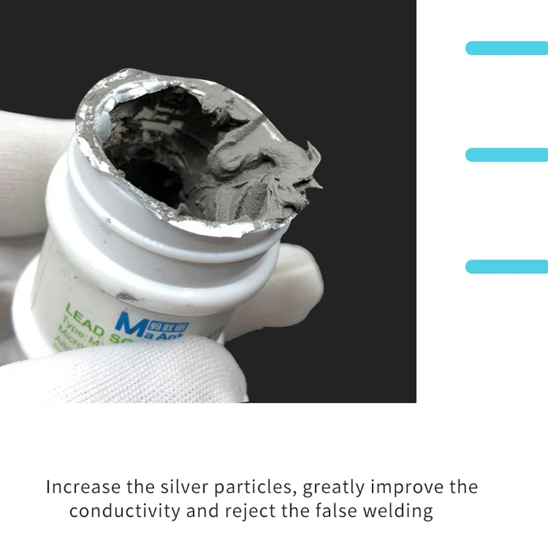 MaAnt Silver-Containing Solder Paste High Density Welding Flux for Phone CPU IC Motherboard Middle Layer Repair