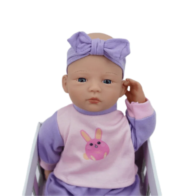 12 inch Elaborately Handcrafted Collectible Non Toxic Material Real Life Baby Girl Dolls For Girls Nuturing Play