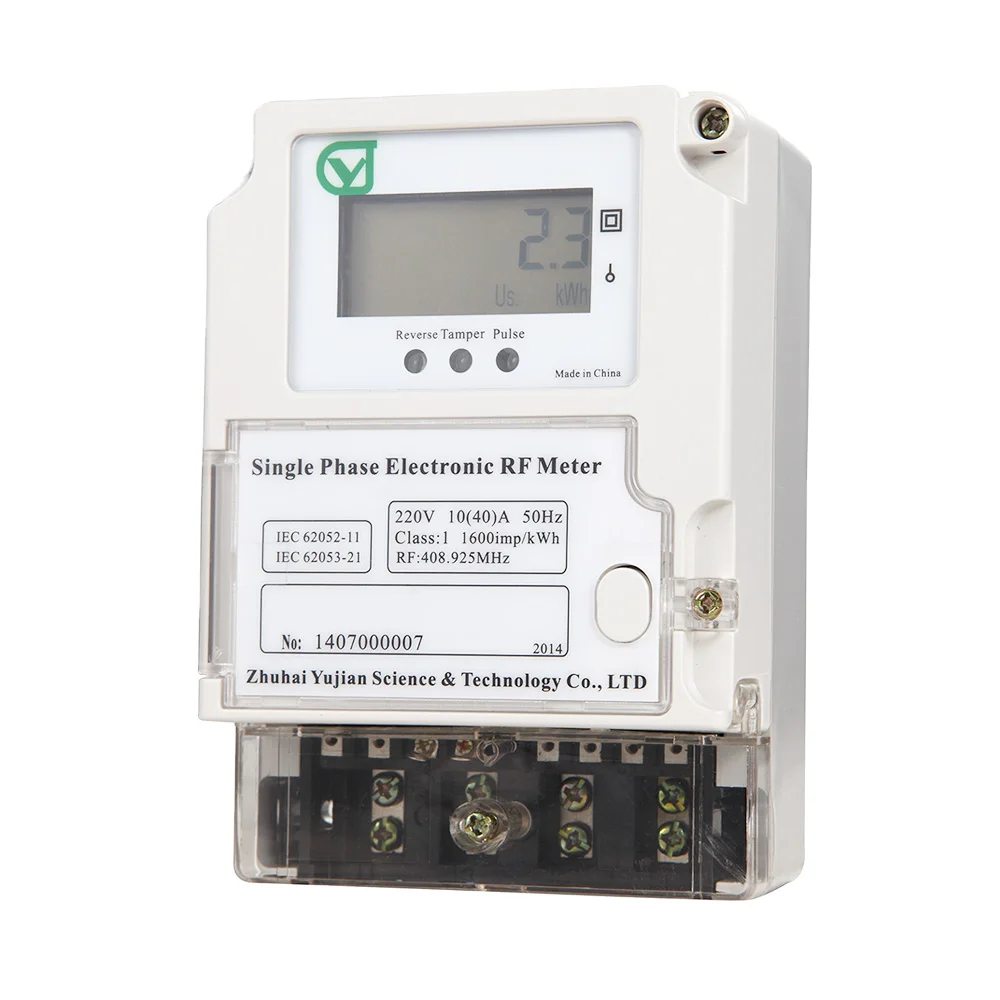 
Single-phase digital electric panel dc voltage meter single phase postpaid electricity meter with LCD display 
