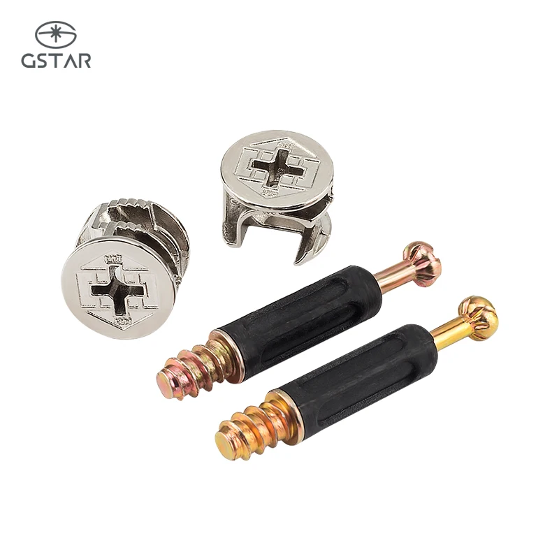 High Quality Zinc Alloy Connecting Mini Fix Cam Set Connector Furniture Fasteners