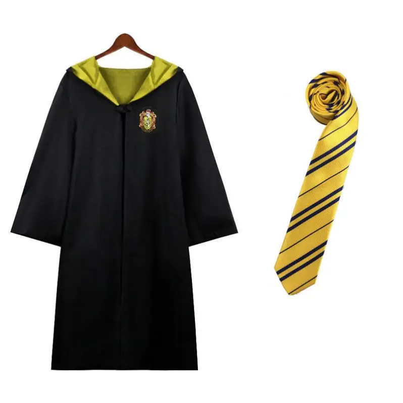 New arrival Harry Cosplay Costume Kids and Adult Potter Robe For Halloween Party Costumes