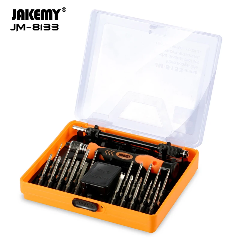JM-8133 customized 45mm mini security precision torx screwdriver set for devices micro magnetic small torx screwdriver set