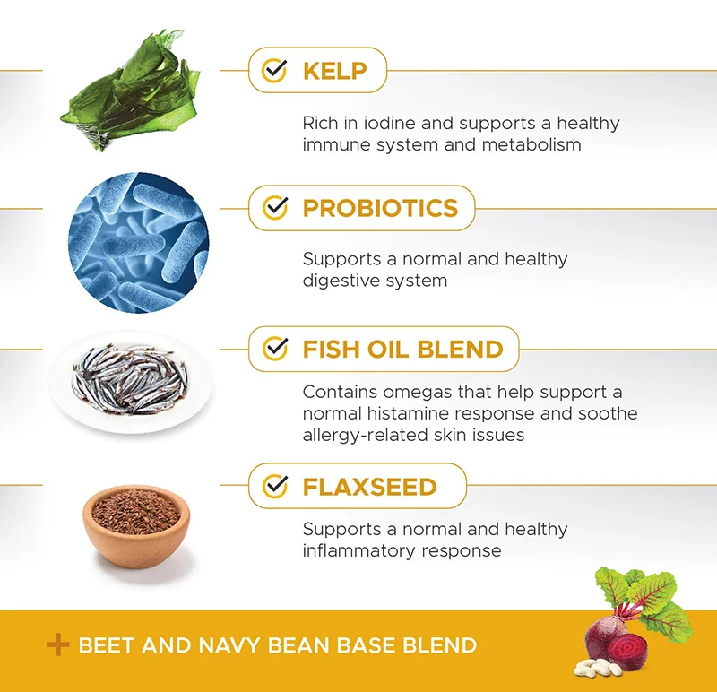 Allergy Immune Pet Nutrient Chondroitin Omega Fish Oil Probiotics Dogs Joint Supplement