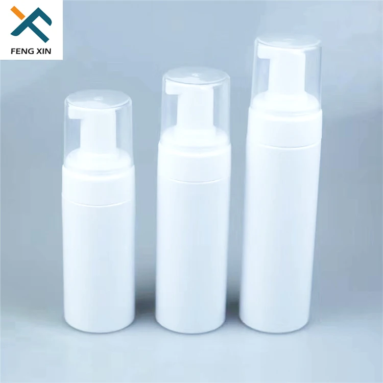 Beauty Care Tool 100ml 150ml 200ml Empty PET Cosmetic Soap Dispenser Foam Pump Bottle For Travel Home Use