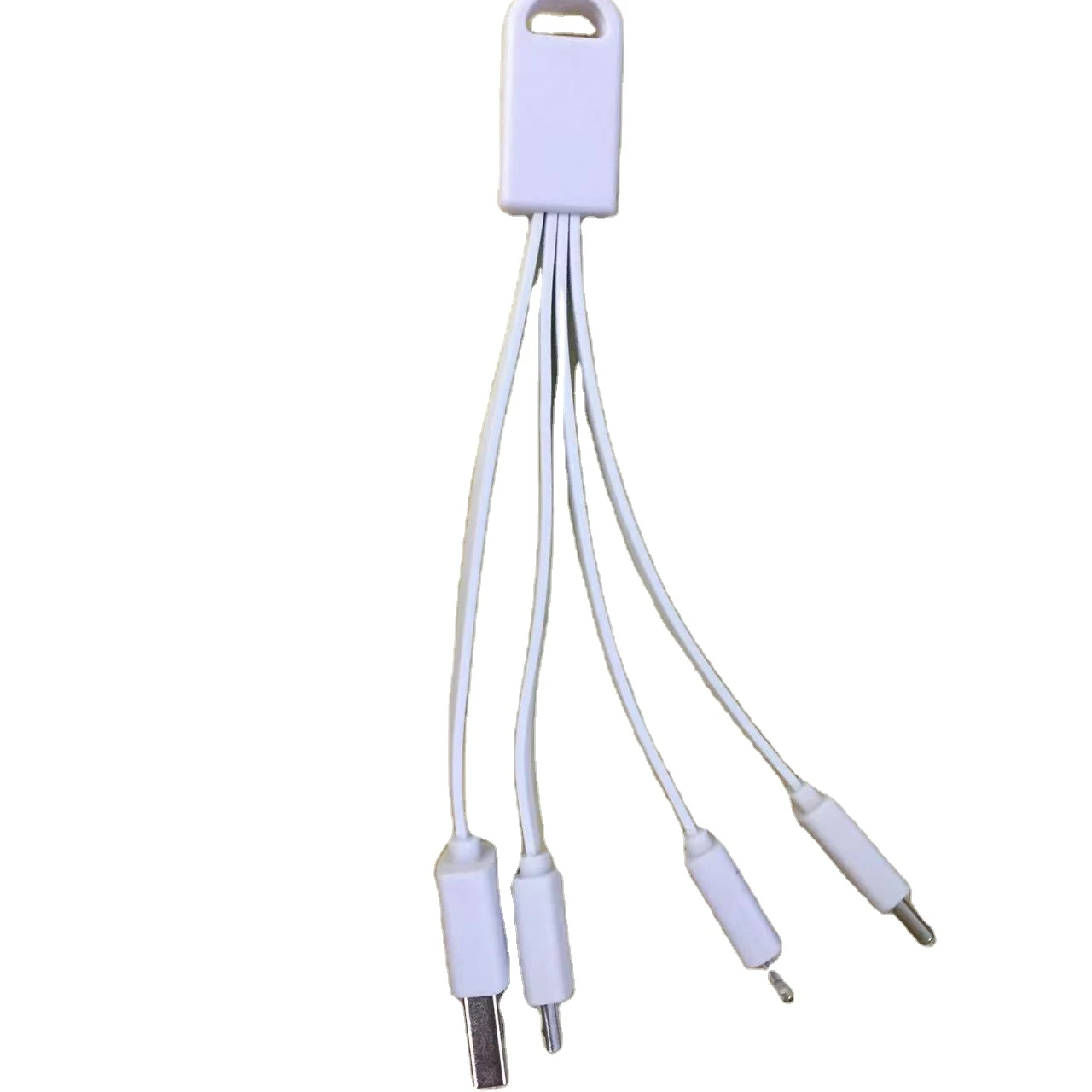 4 In 1 USB cable keychain for charging and data transfer
