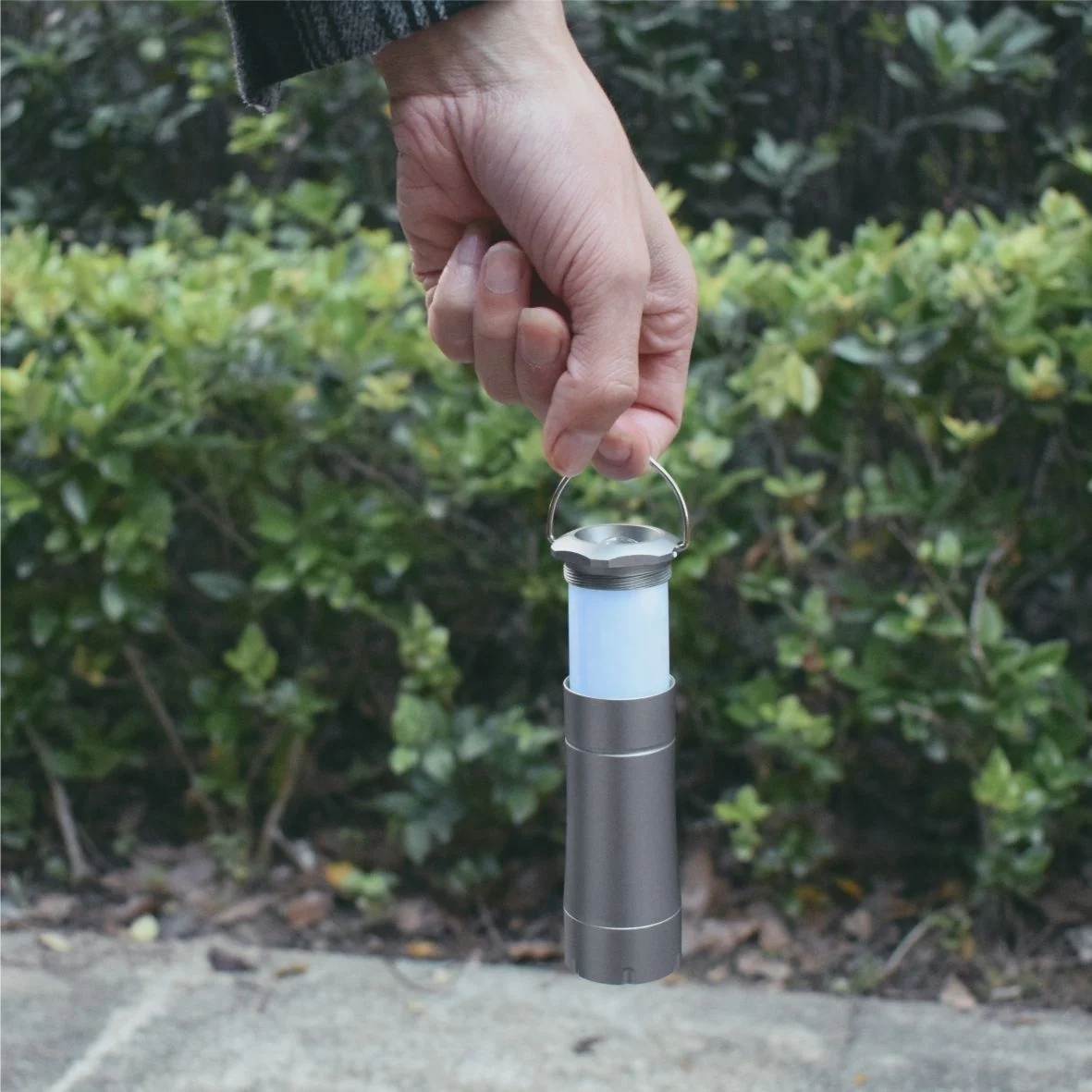 Dual Function Lantern&Flashlight Led Camping Lights Camp Lantern Outdoor  Portable Waterproof Body Lamp Power Item