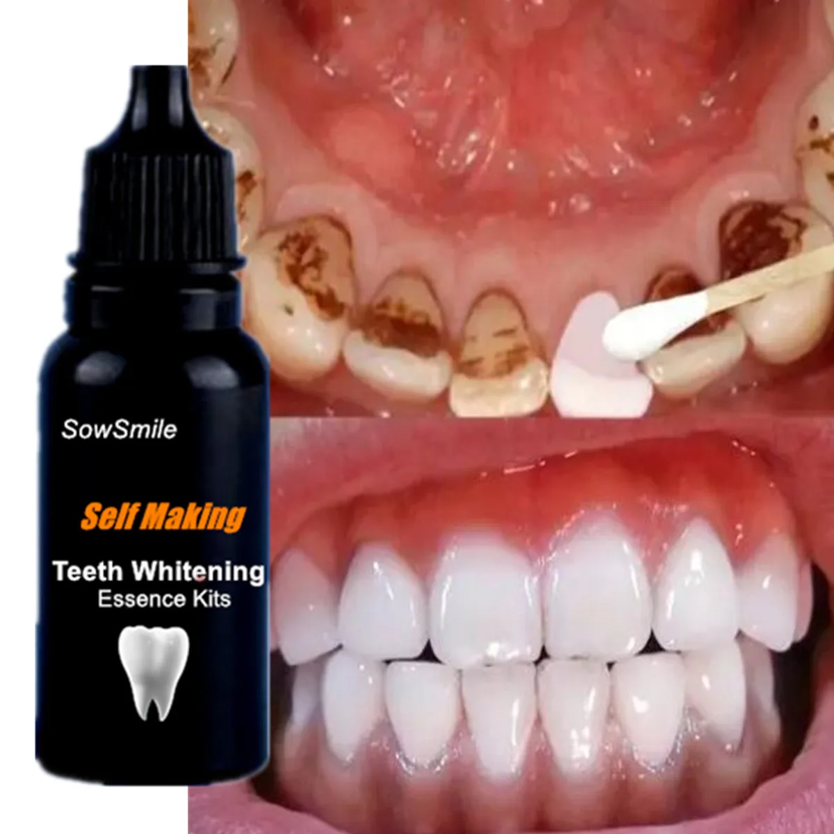 Dental Teeth Whitening Essence Serum Oral Hygiene Care Cleaner Whiten Bleach Whitener Remove Plaque Stains Fresh Breath Tools