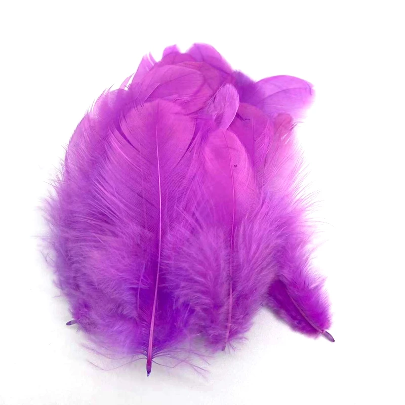 manufacturer 100 pcs per bag Colorful 4-8 cm Decor Dyed small chicken Feather