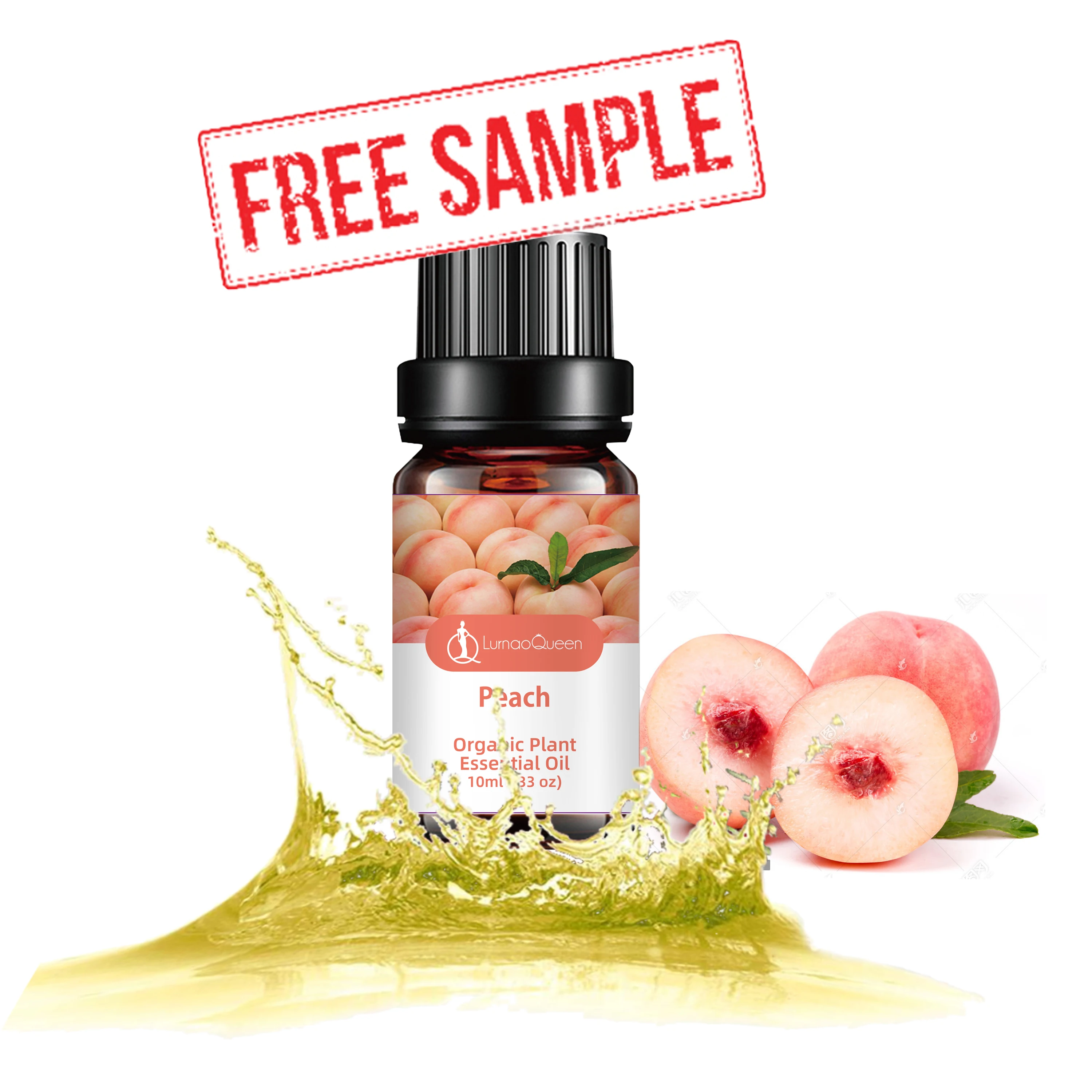 10ml Peach Scented Oil for Candle Making Private Label Concentrated Fragrance Oils Perfume for car