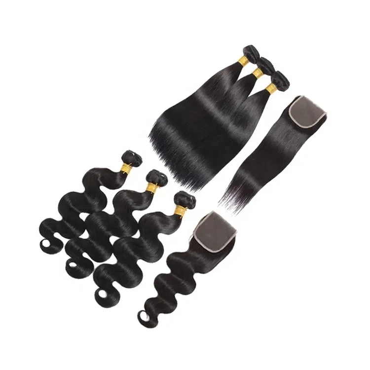 Clj Fast Shipping Fermeture Remy Transparent Wigs Brazilian Naturel 13X6 Body Wave Hair Extension Lace Frontal Closure In Bulk