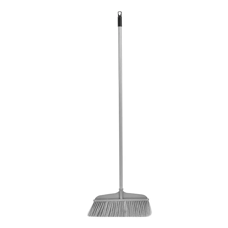 Hot Sale Household Product Soft Plastic Cleaning Bamboo Broom With Long Mental Handle