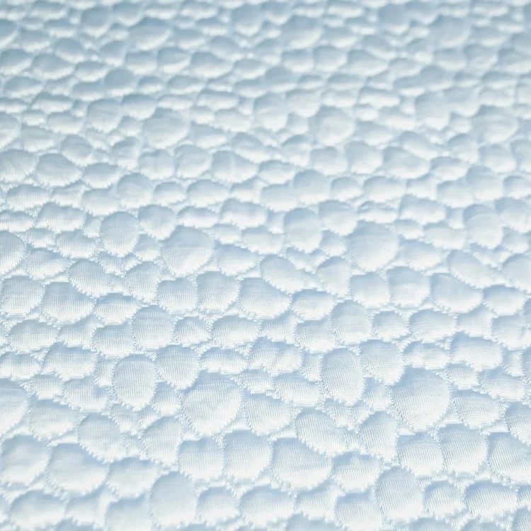 Горячая продажа охлаждающий ледяной шелк вискоза жаккардовый матрас тикают ткань