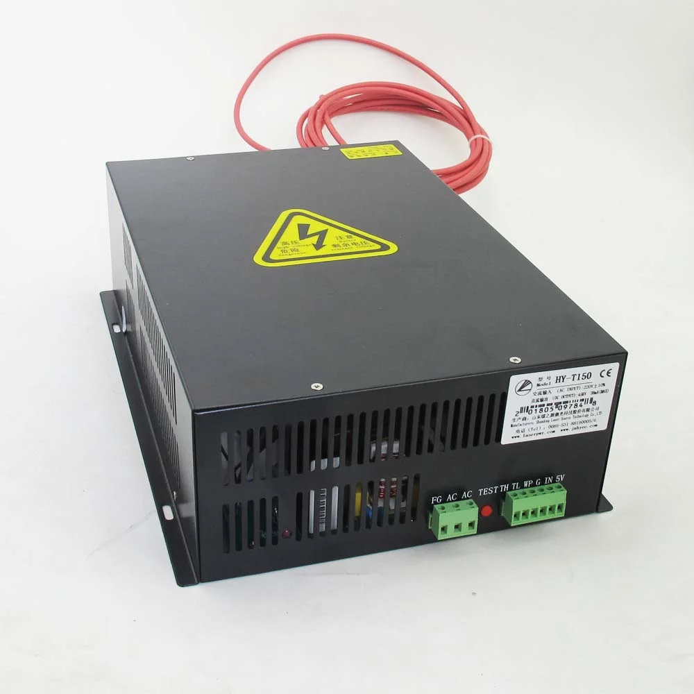 HY-TA150-BL Co2 Laser Power Supply 110V 220V for 300W-800W Co2 Folding Laser Tube 150W Generator PSU 180W Laser Source