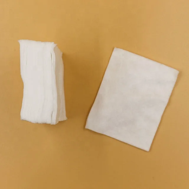 Oval Organic Cosmetic Cotton Pads Disposable facial Makeup Remover Pad White 100% cotton