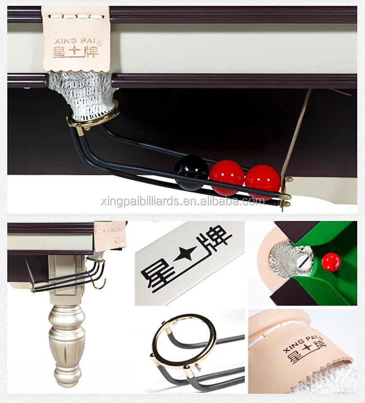 Star Professional Steel Cushion 12 ft Best Seller for Club leather pocket Snooker Table XW106-12S