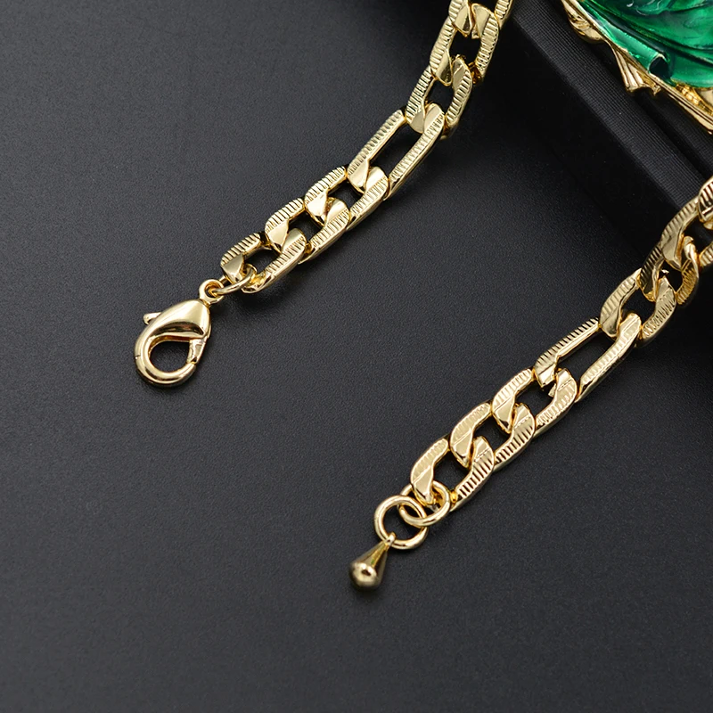 High Quality 14k Oro Laminado San Judas Bracelet for Men and Women Punk Unique Tadeo Bracelet Religious White Gold Jewelry