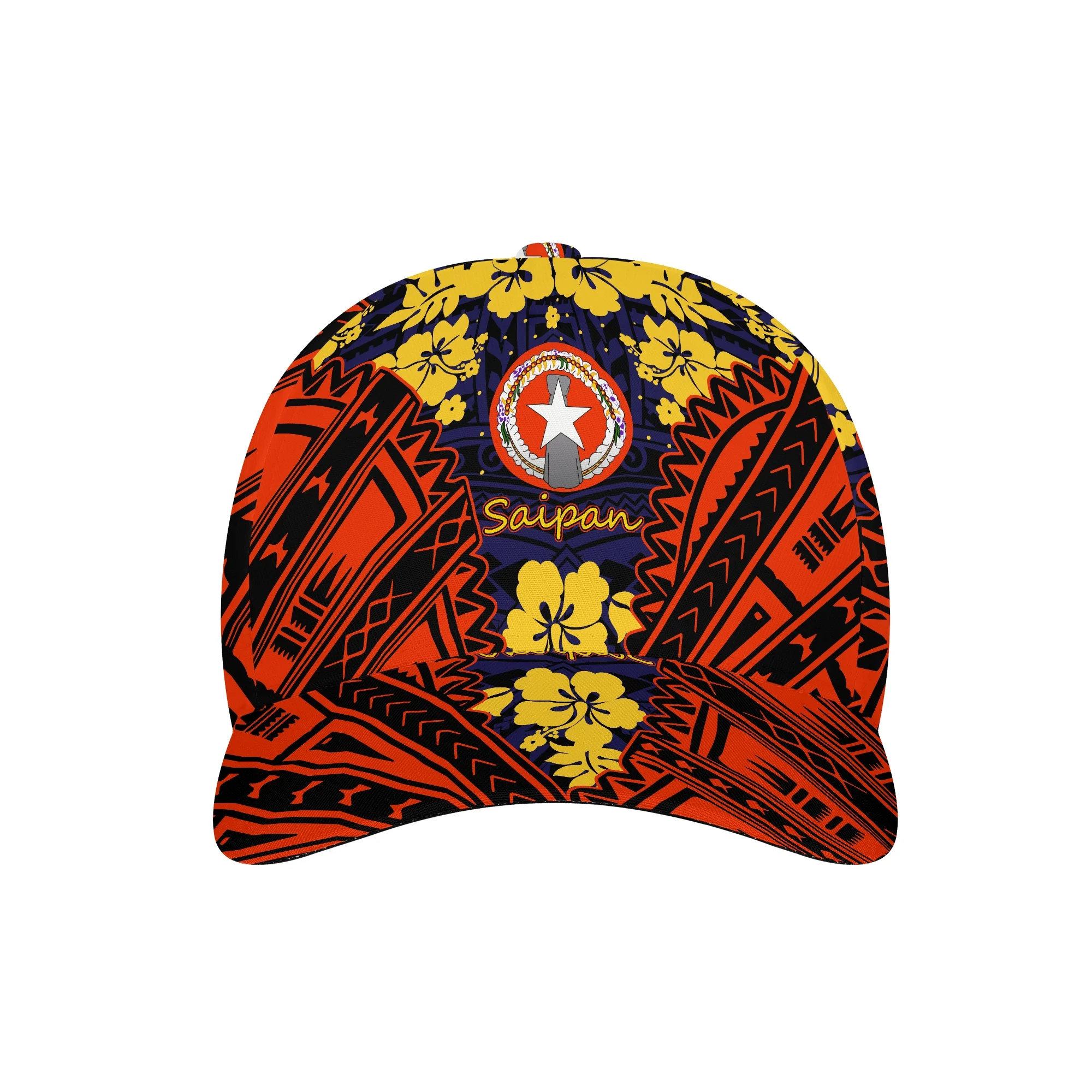 Sports Caps Tactical Hat Polynesian Tribal Saipan Print Unisex Outdoor Sport Running Baseball Hat High Quality Summer Visor Caps